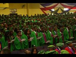 students taking ought in the matriculation hall